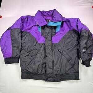 Vintage Unisex SKI Thermoloft Colorblock Jacket M